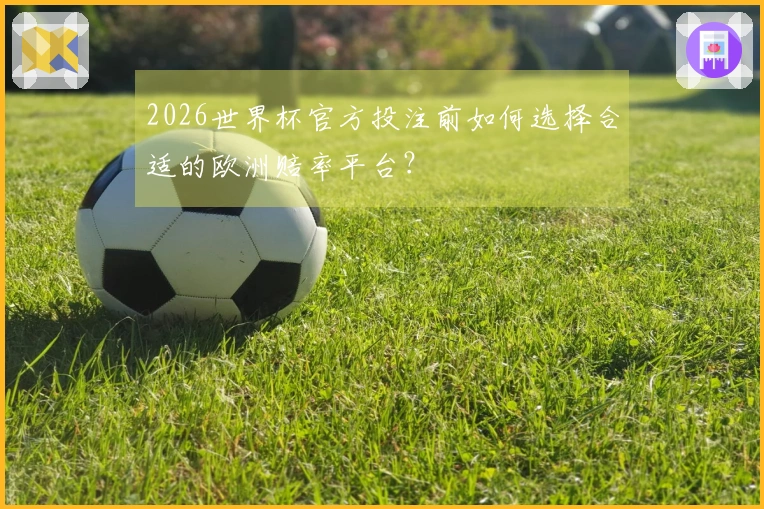2026世界杯官方投注前如何选择合适的欧洲赔率平台？